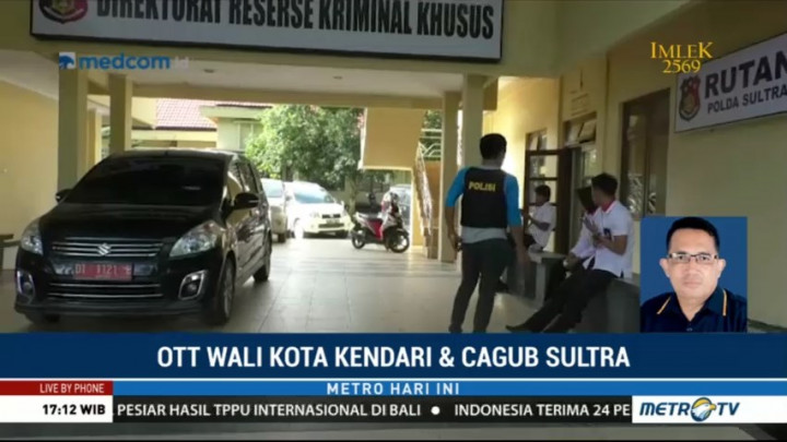 Wali Kota Kendari & Cagub Sultra Dibawa ke Jakarta Malam Ini