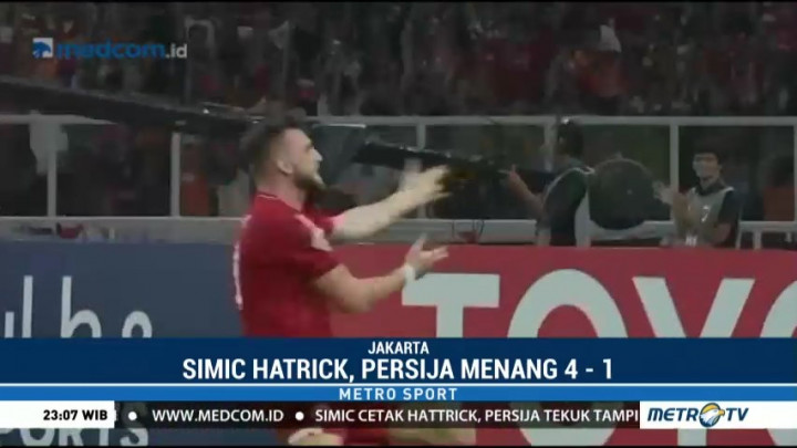 Simic Hattrick, Persija Bungkam Tampines Rovers 4-1