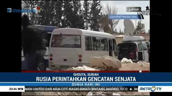 Begini Kondisi Jalur Pelarian Warga Ghouta