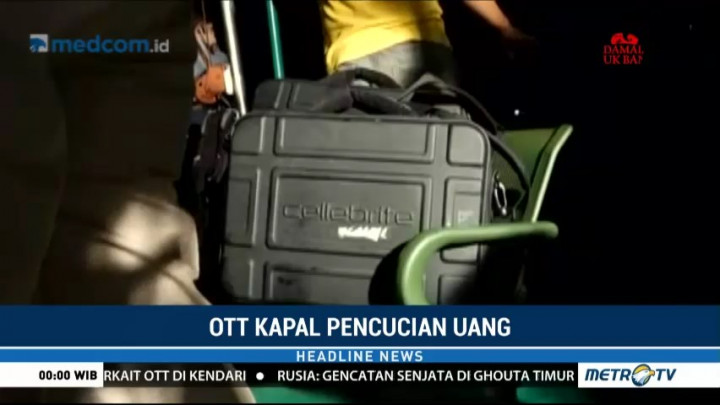 Polri-FBI Amankan Sebuah Tas Hasil Penggeledahan Kapal Equanimity