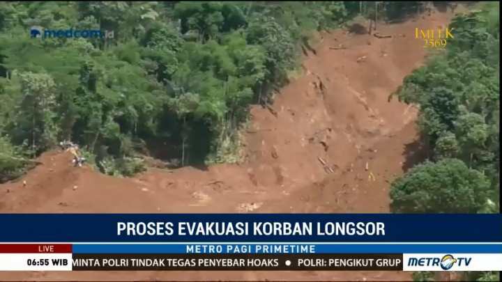 Pencarian Korban Longsor Brebes Dihentikan