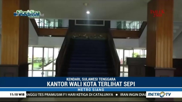 Pemkot Kendari Sepi Pascapenangkapan Wali Kota