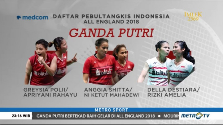 Ini Perwakilan Indonesia di All England 2018