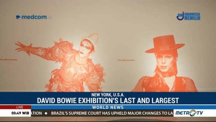 David Bowie Exhibition's Last and Largest