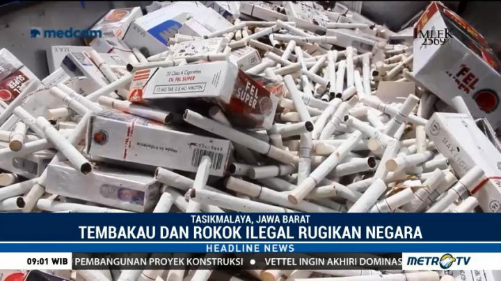 Bea Cukai Tasikmalaya Musnahkan 42 Ribu Batang Rokok Ilegal