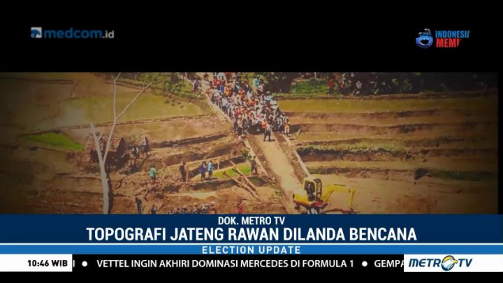 Adu Gagasan di Pilgub Jateng soal Mitigasi Bencana