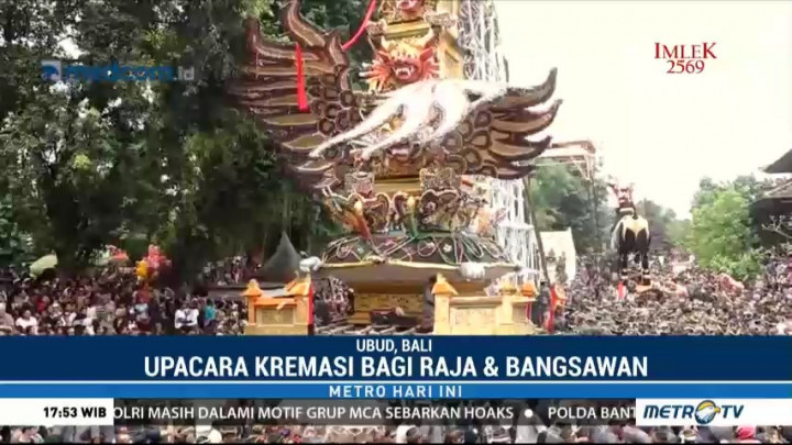 Mengenal Upacara Pelebon di Bali