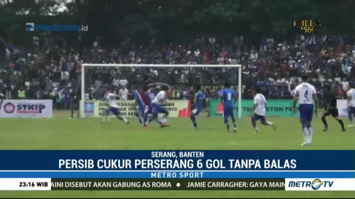 Persib Bandung Cukur Perserang 6-0