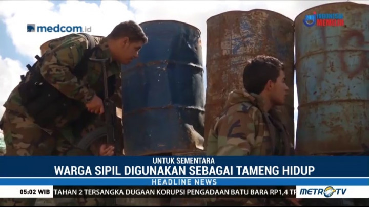 Proses Evakuasi Warga Ghouta Timur Diadang Pasukan Pemberontak