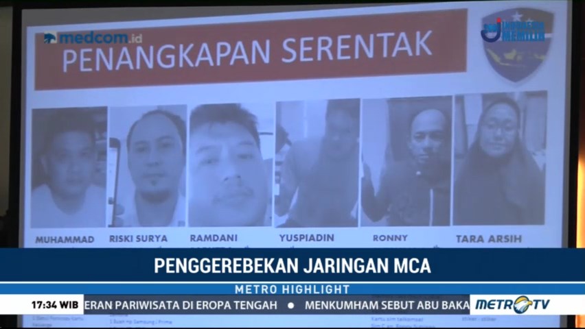 Penggerebekan Jaringan MCA