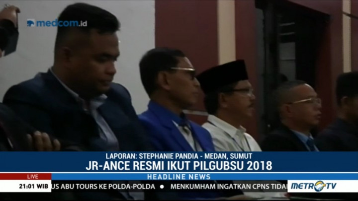 JR Saragih-Ance Resmi Ikut Pilgub Sumut 2018
