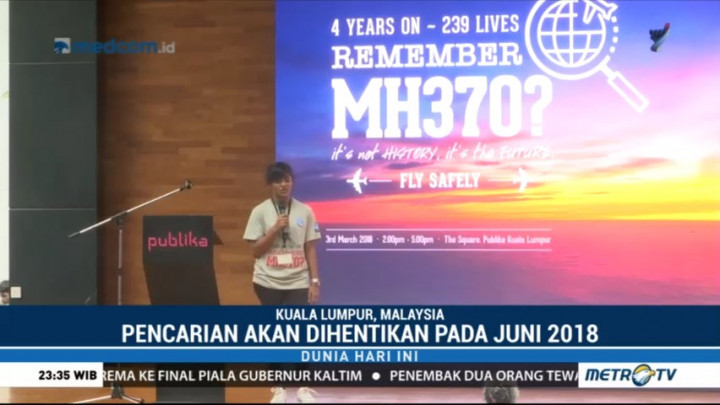 Pencarian MH370 Dihentikan Juni 2018