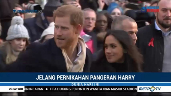 Pangeran Harry Undang 2 Ribu Warga ke Pesta Pernikahannya