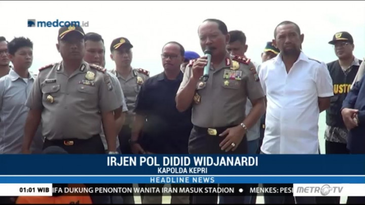 Polisi Ungkap Penyelundupan 19,7 Kg Sabu di Karimun