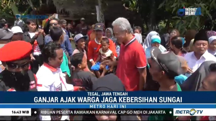 Ganjar Ajak Warga Banjarharjo Jaga Kebersihan Sungai