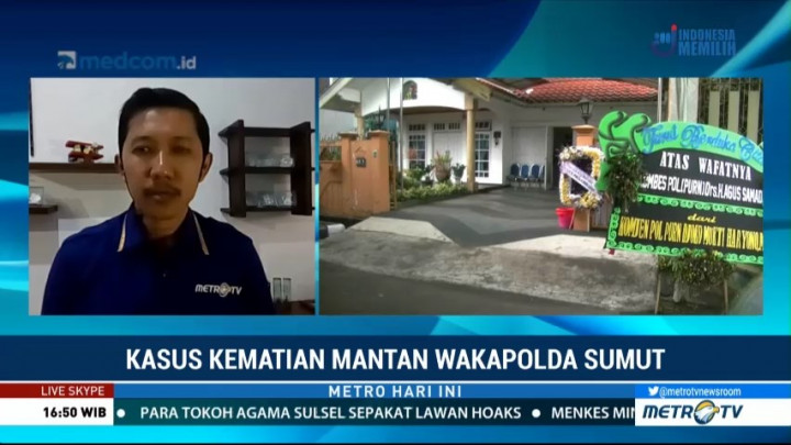 Polisi Masih Lakukan Pemeriksaan Saksi Kematian Mantan Wakapolda Sumut