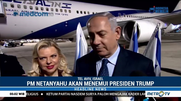 Bertolak ke AS, PM Netanyahu akan Temui Presiden Trump