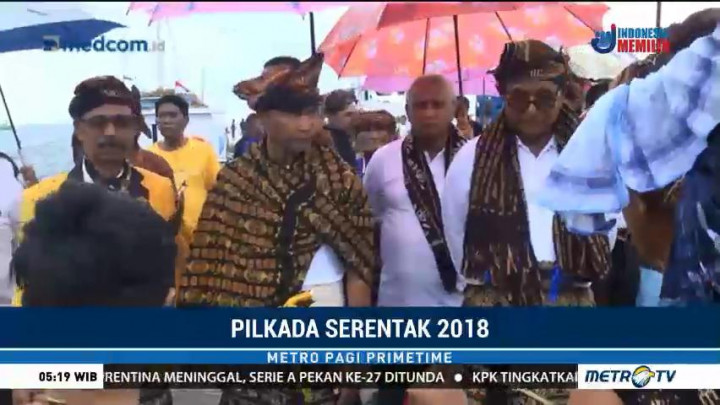 Pasangan Victory-Joss Ziarah ke Makam Pahlawan