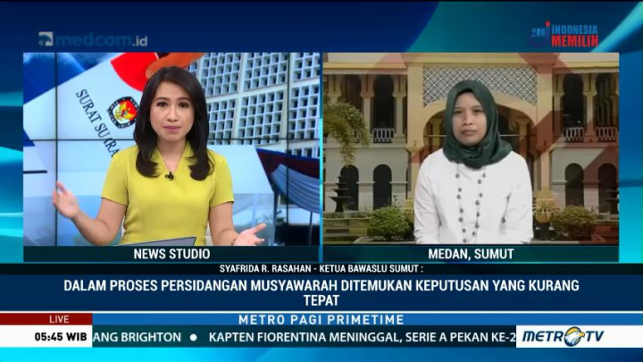 Alasan Bawaslu Sumut Kabulkan Gugatan JR Saragih-Ance Selian