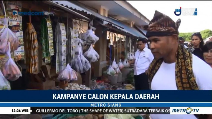 Victory-Joss Blusukan ke Pasar Tradisional di Kabupaten Sabu Raijua