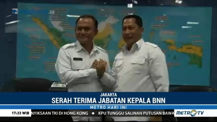 Buwas Resmi Serahkan Jabatan Kepala BNN kepada Heru Winarko