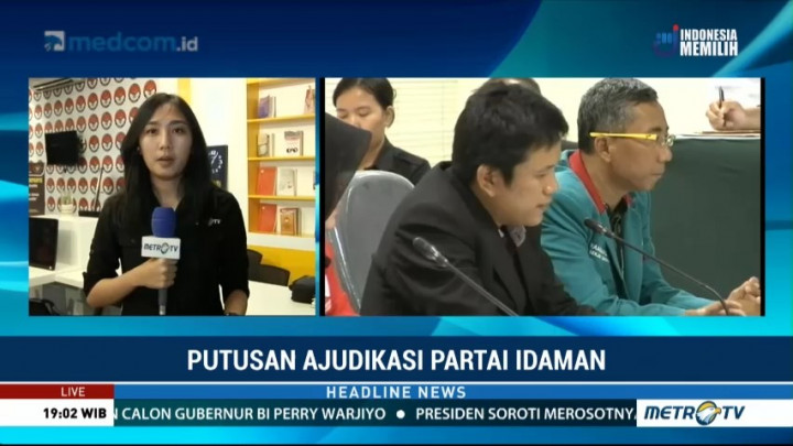 Bawaslu Tak Loloskan Partai Idaman sebagai Peserta Pemilu 2019
