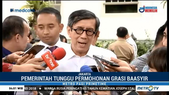 Menkumham Kaji Usulan Pemberian Grasi untuk Abu Bakar Baasyir