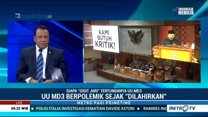 Siapa 'Gigit Jari' Tertundanya UU MD3?