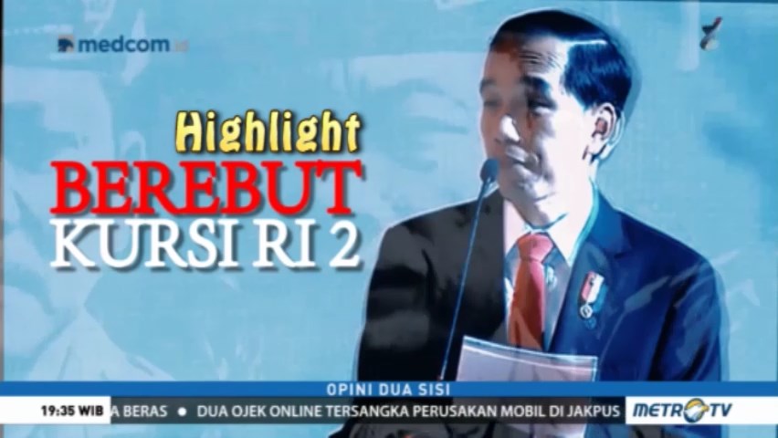 Highlight Opsi: Berebut Kursi RI 2