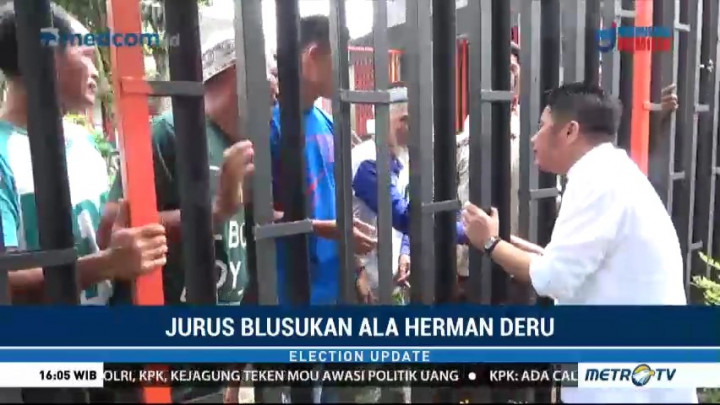 Cagub Herman Deru Blusukan ke Rutan