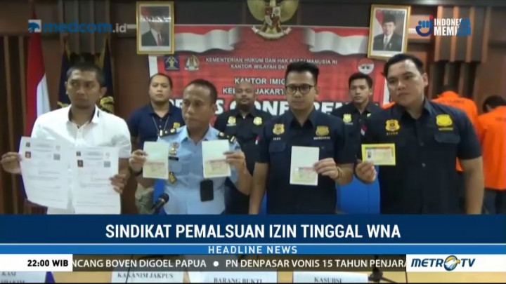 Imigrasi Jakpus Tangkap 4 WNA Sindikat Pemalsu Visa