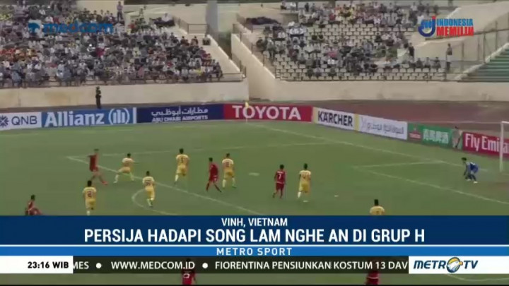 Persija Raih Hasil Imbang di Markas Song Lam Nghe