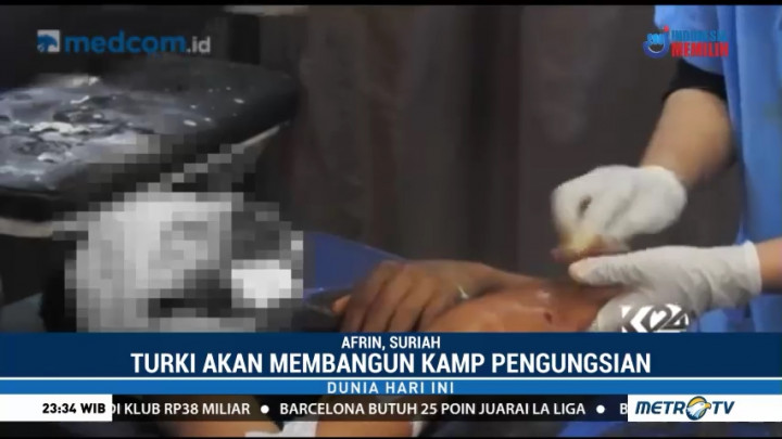 Turki akan Bangun Kamp Pengungsian di Afrin