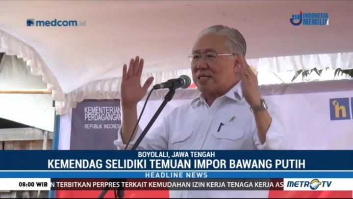 Mendag Ancam Cabut Izin Importir Delapan Kontainer Bawang Putih Ilegal