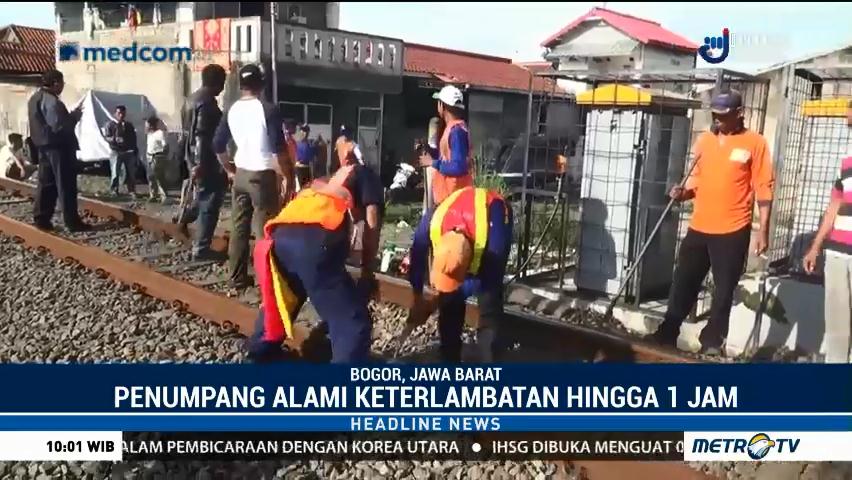 Rel Sempat Patah Perjalanan Krl Cilebut Bogor Kembali Normal Medcom Id