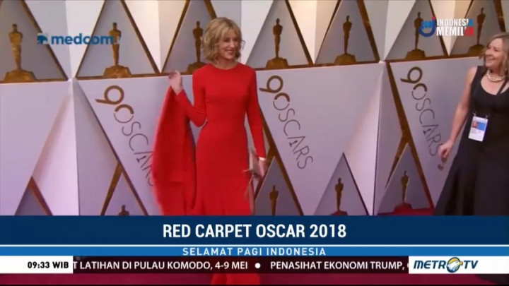 Deretan Busana Selebriti di Karpet Merah Oscar 2018
