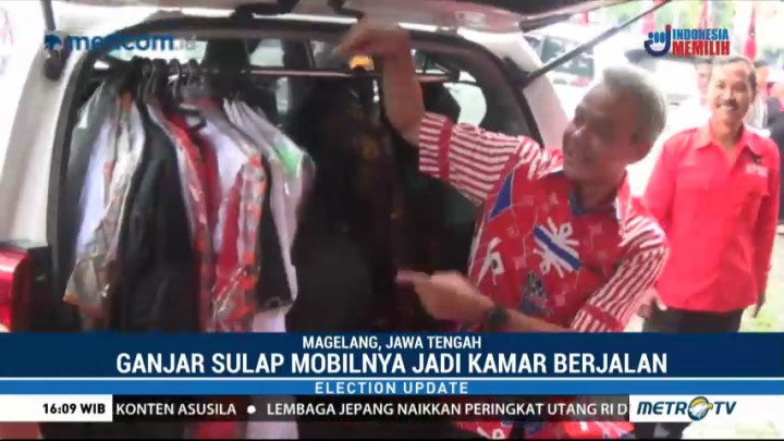 Rahasia Ganjar Pranowo Tetap Bugar Selama Masa Kampanye
