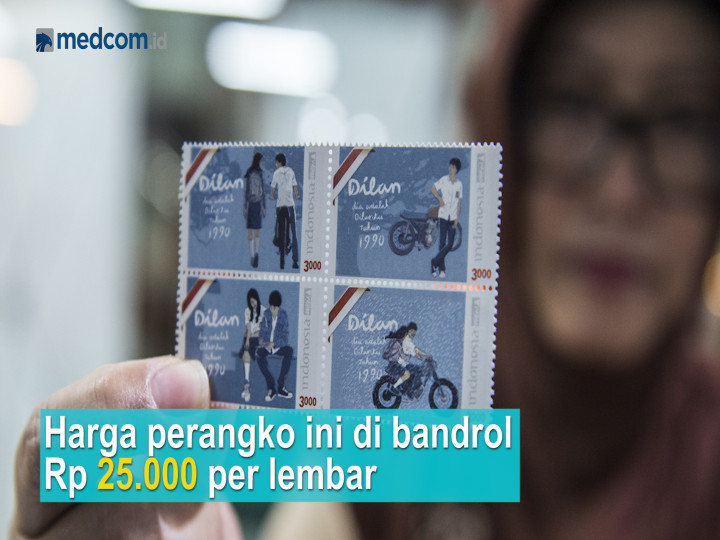 PT Pos Indonesia Luncurkan Perangko Dilan 1990