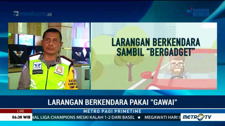 Polisi: Mendengarkan Musik dan Merokok saat Berkendara Tak Dilarang
