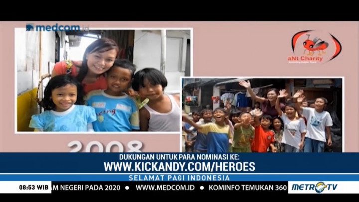 Pendiri aNt Charity Indonesia Masuk Nominasi Kick Andy Heroes