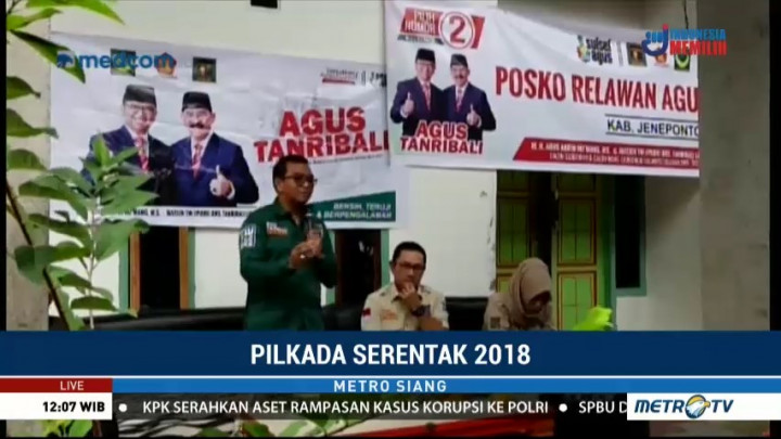 Empat Pasangan Cagub Sulsel Gencar Kampanye ke Pasar