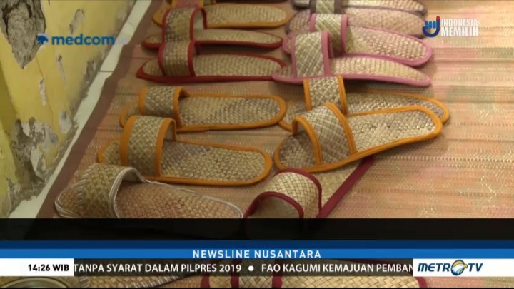 Kerajinan Tangan Kaum Disabilitas dari Daun Pandan