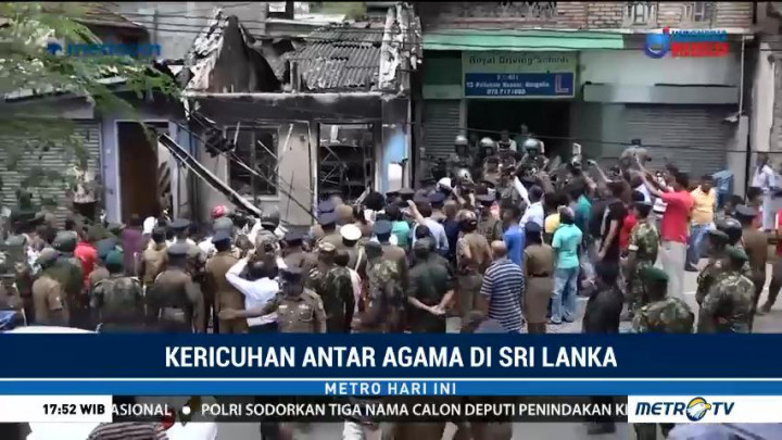 Pemerintah Sri Lanka Tetapkan Status Darurat Kericuhan Antar Agama