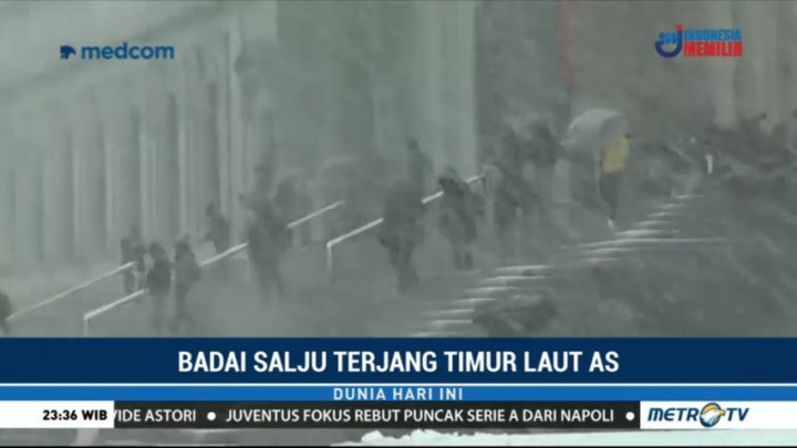 Badai Salju Putus Suplai Listrik di AS