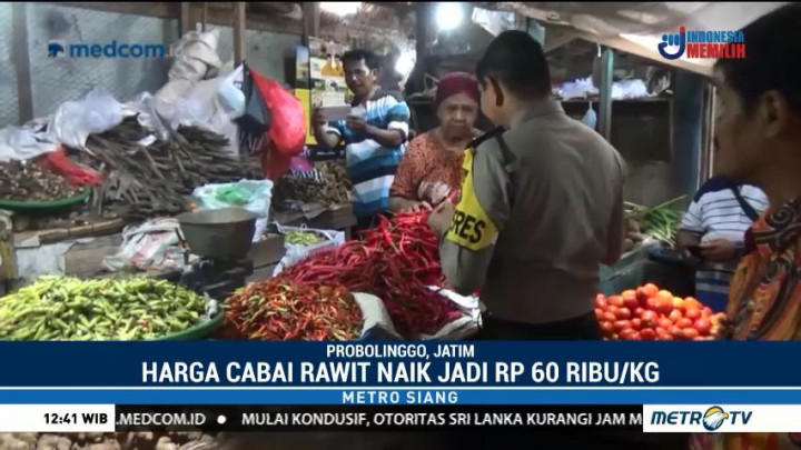 Harga Cabai dan Bawang Merah di Jatim Naik