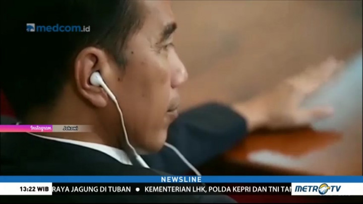 Jokowi Ucapkan Selamat Hari Musik Lewat Video Instagram