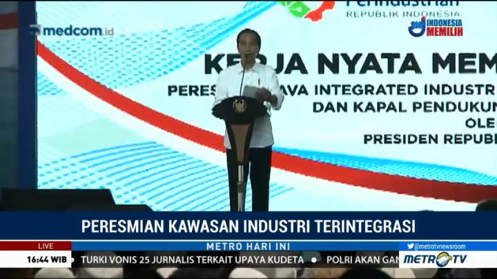 Jokowi Harap JIIPE Mampu Genjot Ekspor Indonesia