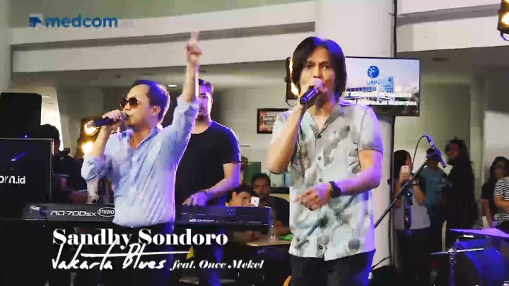 Sandhy Sondoro ft Once Mekel - Jakarta Blues Live at Medcom Jagonya Musik