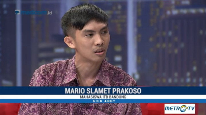 Mario Tak Jadi Putus Sekolah Setelah Nonton Kick Andy