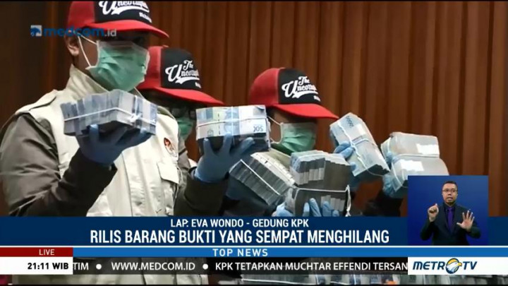 KPK Temukan Uang Rp2,8 Miliar Terkait OTT Wali Kota Kendari